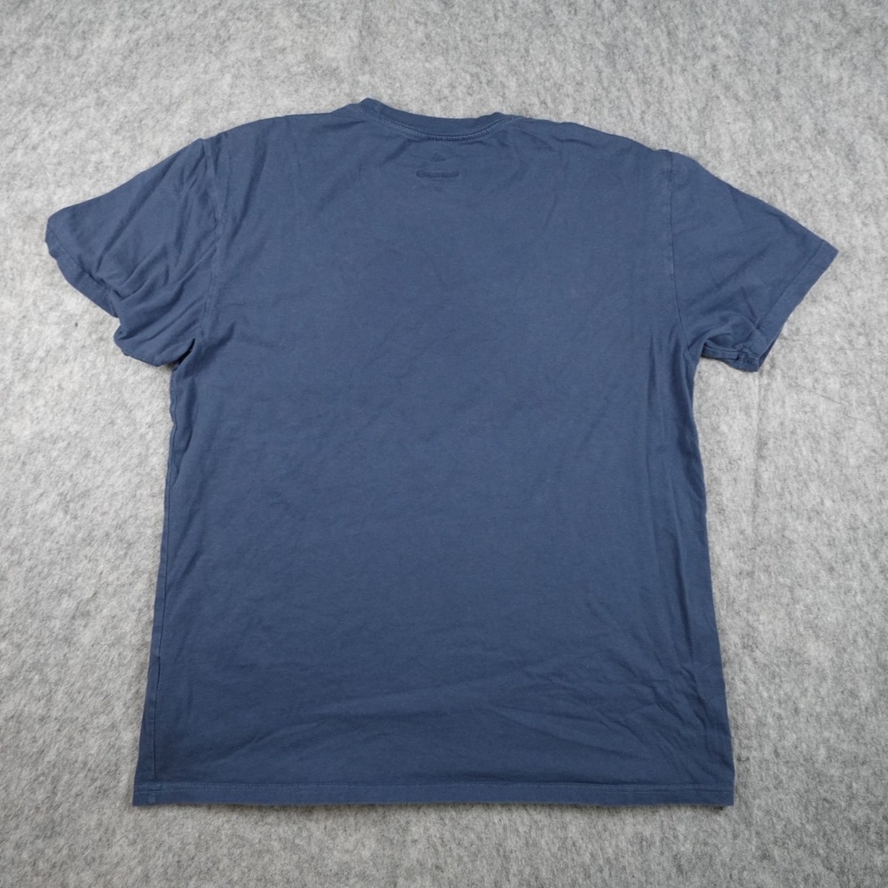 Adidas Shirt Mens Medium Navy Blue USA Flag Logo Golf Cotton Tee Patriotic - Picture 8 of 12
